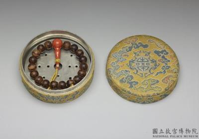 图片[3]-Agarwood bead bracelet with tin container, Qianlong reign (1736-1795), Qing dynasty-China Archive